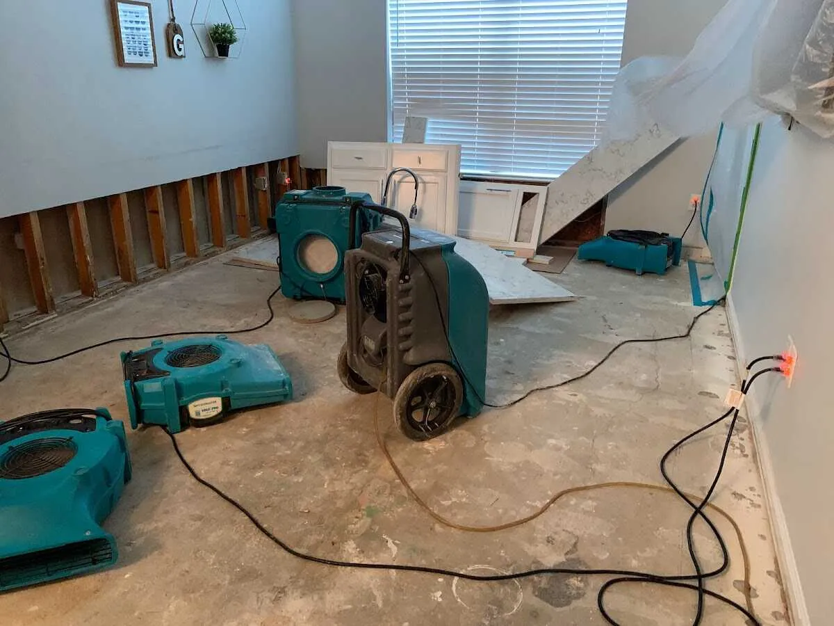 Dehumidifier in flood-cut room for Water Extraction & Removal in Bloomfield